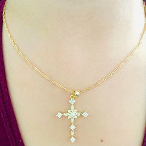 Crucifix Charm Necklace